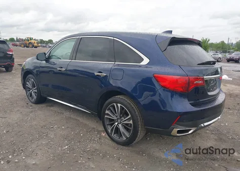 2020 Acura Mdx Technology Package z USA, uszkodzony, nr VIN 5J8YD4H57LL003061